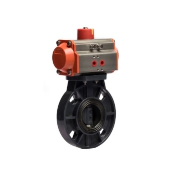 8" Pneumatic Wafer Butterfly Valve