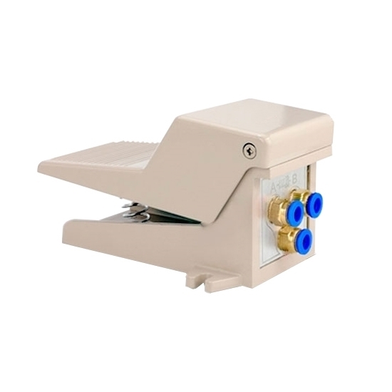 Pneumatic Foot Pedal, 5 Way 2 Position, With Pneumatic Fitting Pneumatic Foot Pedal, 5 Way 2 Position, With Pneumatic Fitting
