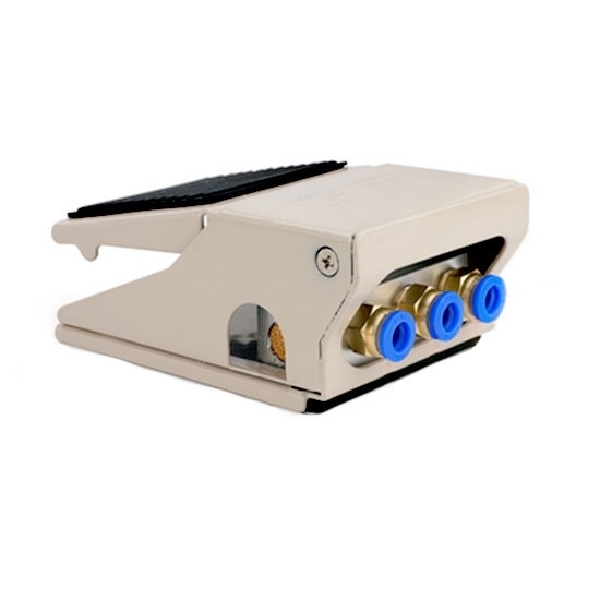 Pneumatic Foot Pedal, 4 Way 2 Position, With Pneumatic Fitting Pneumatic Foot Pedal, 4 Way 2 Position, With Pneumatic Fitting