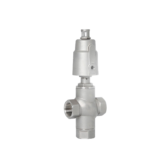 1/2" Pneumatic Angle Seat Valve, 3 Way 1/2" Pneumatic Angle Seat Valve, 3 Way