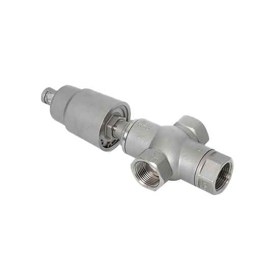 1/2" Pneumatic Angle Seat Valve, 3 Way 1/2" Pneumatic Angle Seat Valve, 3 Way