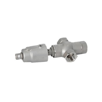 3/4" Pneumatic Angle Seat Valve, 3 Way