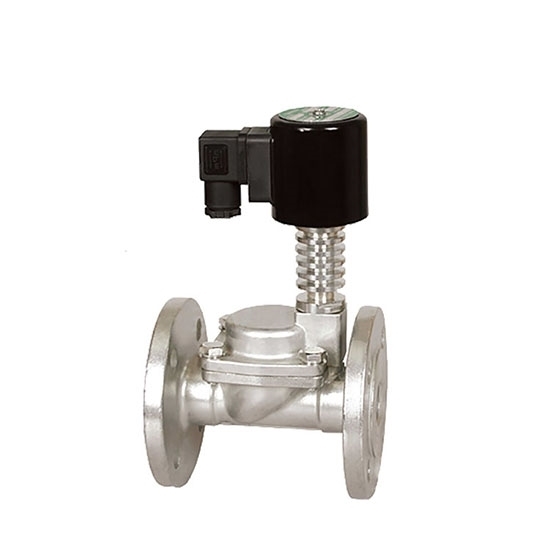 Steam Solenoid Valve, Flanged, Stainless Steel, DC 12V/24V Steam Solenoid Valve, Flanged, Stainless Steel, DC 12V/24V