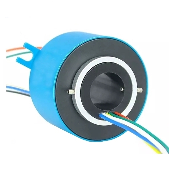 Through Bore Slip Ring, 25.4/38.1/40/50/60/80 Mm Hole Diameter Through Bore Slip Ring, 25.4/38.1/40/50/60/80 Mm Hole Diameter