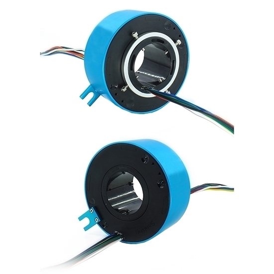 Through Bore Slip Ring, 25.4/38.1/40/50/60/80 Mm Hole Diameter Through Bore Slip Ring, 25.4/38.1/40/50/60/80 Mm Hole Diameter