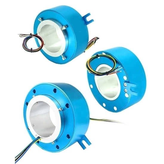 Through Bore Slip Ring, 25.4/38.1/40/50/60/80 Mm Hole Diameter Through Bore Slip Ring, 25.4/38.1/40/50/60/80 Mm Hole Diameter