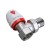 15mm Thermostatic Radiator Valve, Straight/Corner