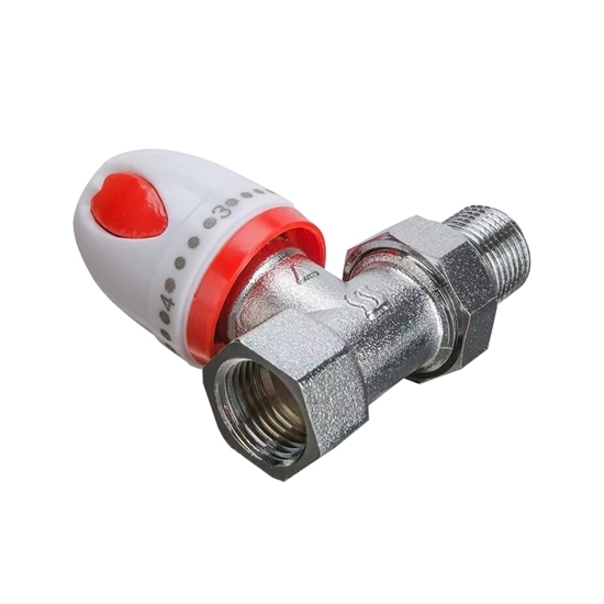 15mm Thermostatic Radiator Valve, Straight/Corner 15mm Thermostatic Radiator Valve, Straight/Corner