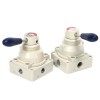 G1/2" Hand Lever Valve, 4 Way, 2/3 Position G1/2" Hand Lever Valve, 4 Way, 2/3 Position