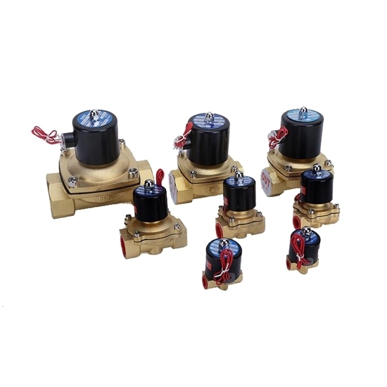 Solenoid Valve, 2 Way, Normally Closed, 12V/24V/220V For Air Water Oil Solenoid Valve, 2 Way, Normally Closed, 12V/24V/220V For Air Water Oil