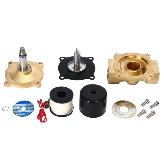 Solenoid Valve, 2 Way, Normally Closed, 12V/24V/220V For Air Water Oil Solenoid Valve, 2 Way, Normally Closed, 12V/24V/220V For Air Water Oil