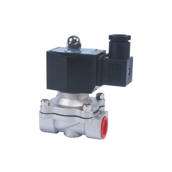 Solenoid Valve, 2 Way, Normally Closed, 12V/24V For Air Water Oil