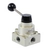 G3/8" Hand Lever Valve, 4 Way, 2 Position G3/8" Hand Lever Valve, 4 Way, 2 Position