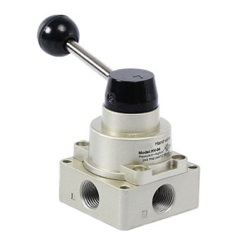 G3/8" Hand Lever Valve, 4 Way, 2 Position G3/8" Hand Lever Valve, 4 Way, 2 Position