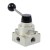 G3/8" Hand Lever Valve, 4 Way, 2 Position