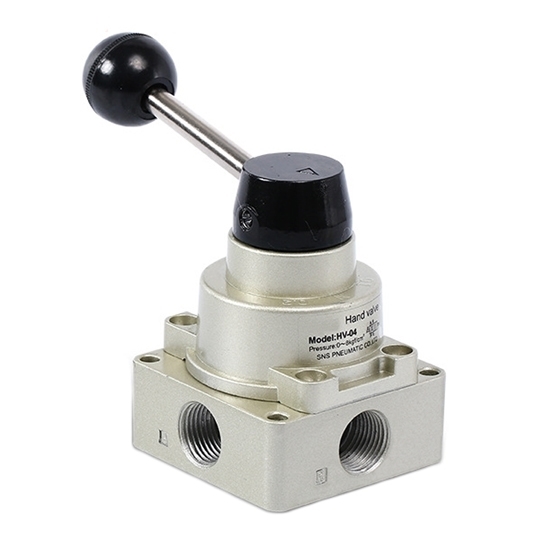 G3/8" Hand Lever Valve, 4 Way, 2 Position G3/8" Hand Lever Valve, 4 Way, 2 Position