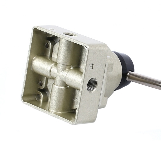 G3/8" Hand Lever Valve, 4 Way, 2 Position G3/8" Hand Lever Valve, 4 Way, 2 Position