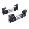 Pneumatic Double Solenoid Valve, 5 Way, 12V/24V/110V/220V