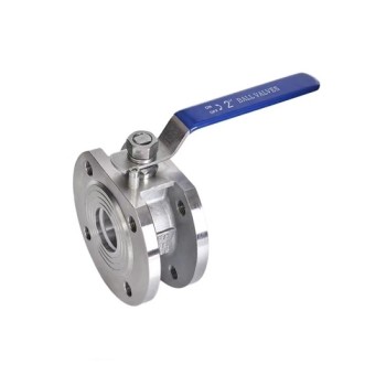 1-1/4" Stainless Steel Wafer Ball Valve
