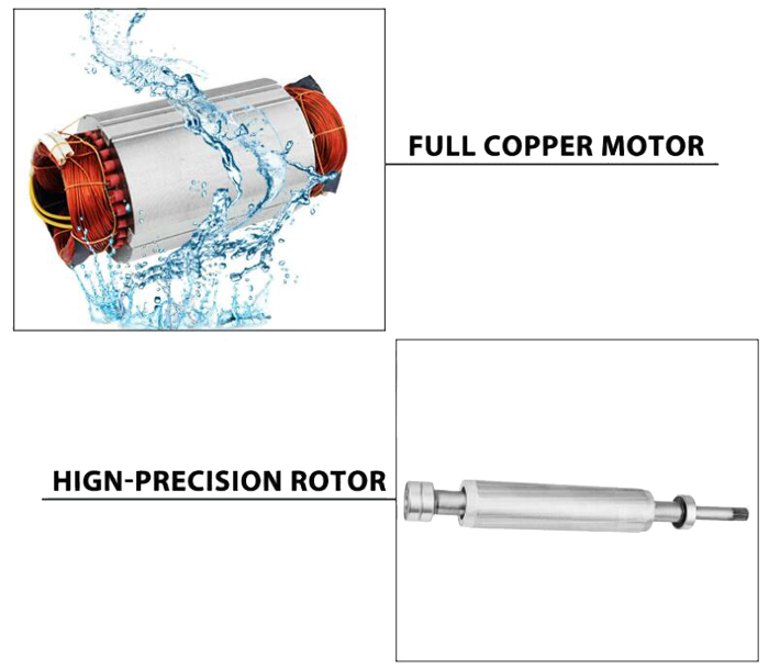 Detail of 1300W shallow well jet pump with pressure tank
